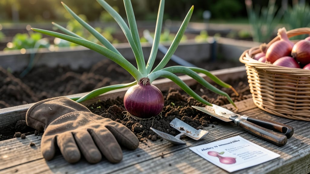How to Know When to Harvest Red Onions: Size, Color, and Root Test Guide
