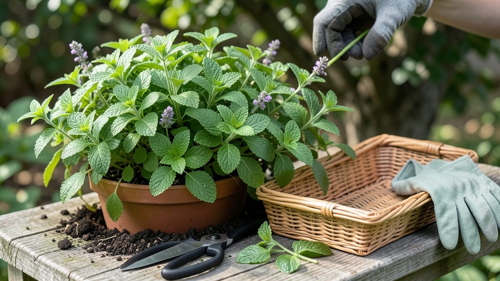 How to Harvest Fresh Mint: When Leaves Reach 3-4 Inches for Peak Flavor