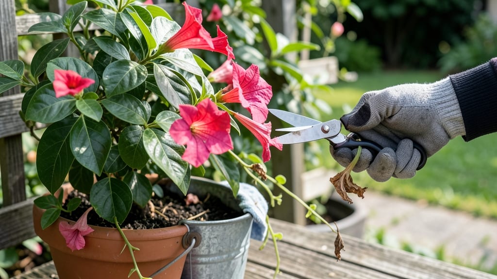 Deadhead Mandevilla: Pruning Tricks for Nonstop Summer Blooms