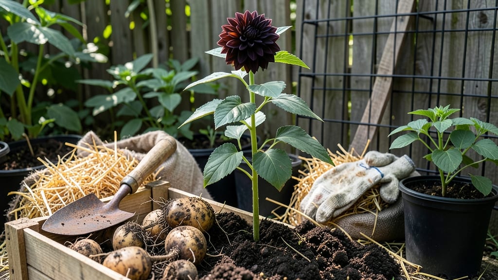 How to Grow Tall Dahlias: Sturdy Stems and Towering Blooms