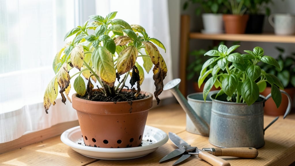 How to Fix Overwatered Basil: Revive Wilting Leaves in 24 Hours