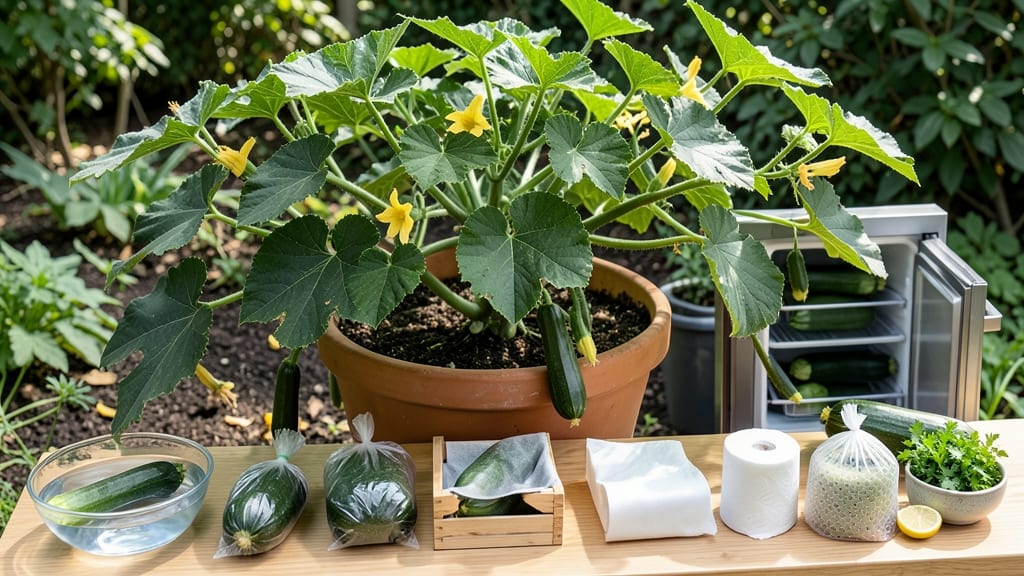 How to Keep Zucchini Fresh Longer: Vinegar Soak Trick for 2 Weeks of Crispness