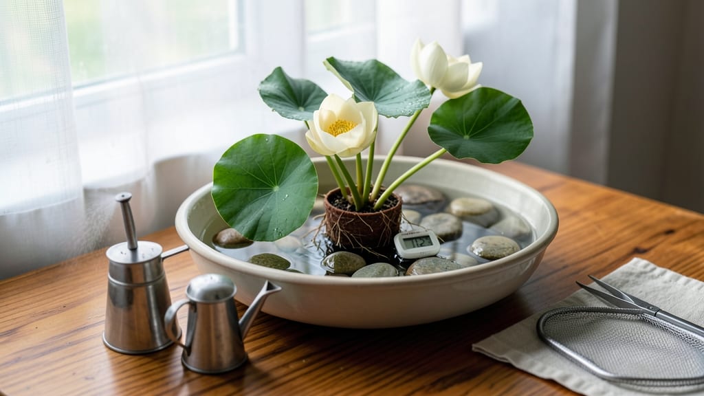 How to Grow Water Lilies in a Bowl Indoors: Floating Beauty Without a Pond