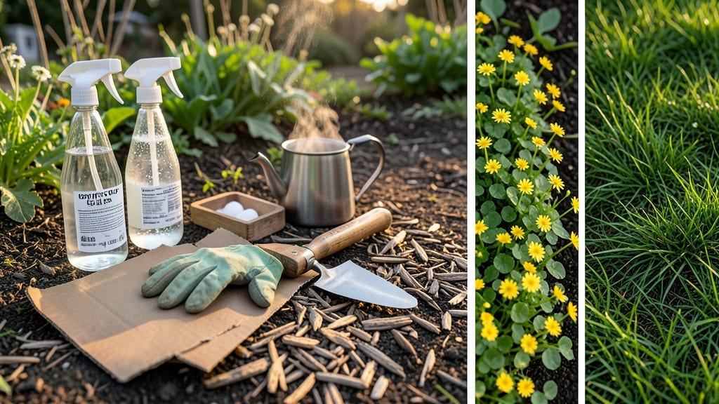 How to Get Rid of Creeping Buttercup Naturally: Pull-and-Smother Method for Root Eradication