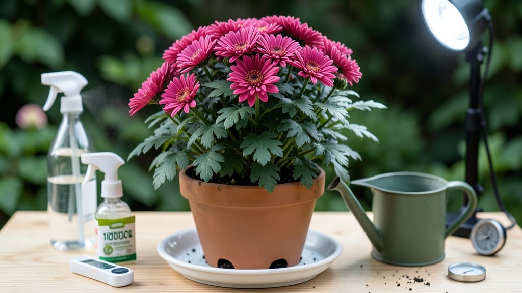How to Keep Mums Alive Indoors: Year-Round Color With Simple Light Tricks