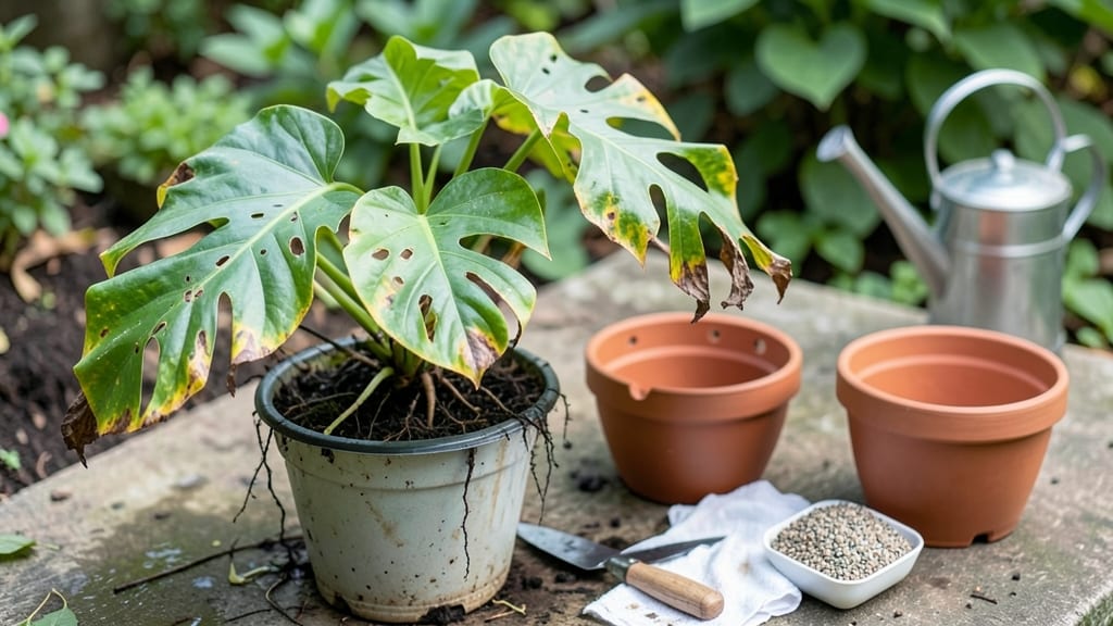 How To Fix Overwatered Monstera: Revive Droopy Leaves in 3 Days