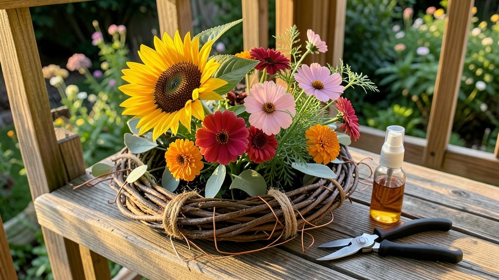How to Make a Summer Wreath: Lush Floral Crowns With Zero Crafting Skills