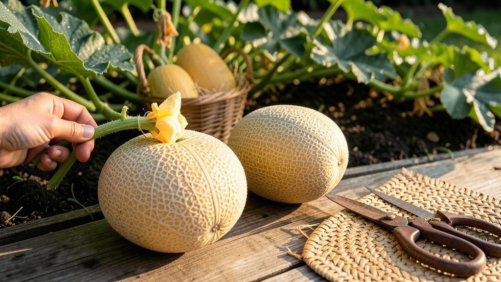 How to Know If Cantaloupe Is Ready to Pick: 3 Thumb-Press Tests for Perfect Ripeness