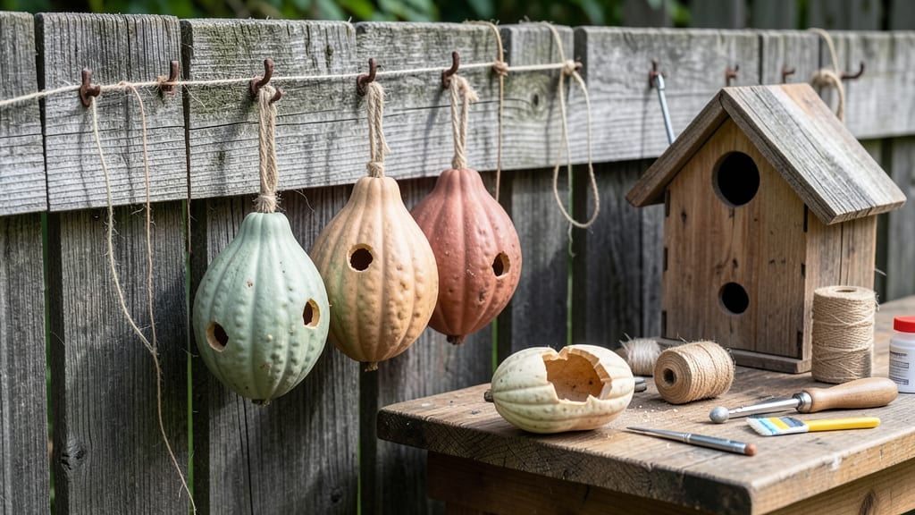 Gourd Birdhouses Hanging: DIY Frame That Attracts Hummingbirds Naturally