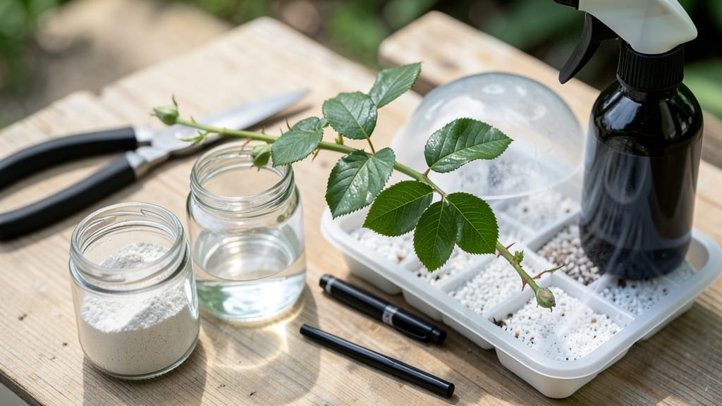 How to Get a Rose Cutting to Root: Humidity Dome Hack for 100% Success