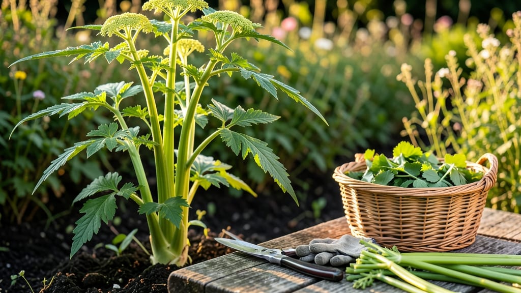 How to Harvest Lovage: When Stems Reach 18 Inches for Peak Flavor