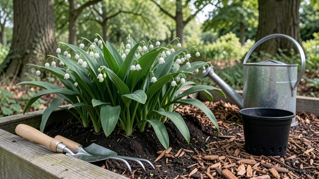 How to Contain Lily of the Valley: Root-Bound Barrier for Non-Invasive Spread