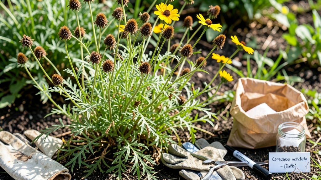 How to Harvest Coreopsis Seeds: Dry Heads for Easy Collection and Storage