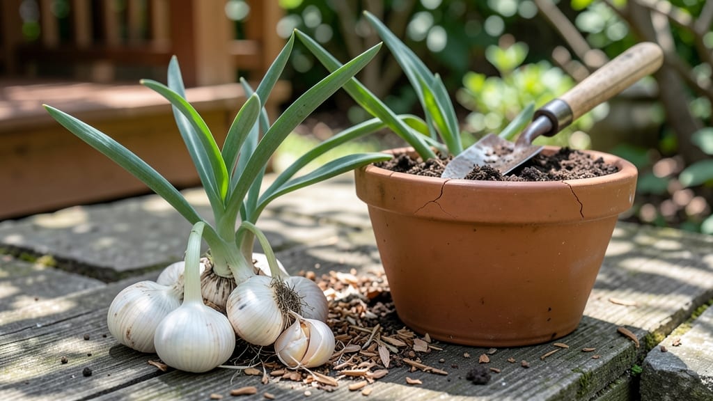 How to Grow Garlic from Cloves in Containers: Bold, Pungent Harvests in Small Spaces