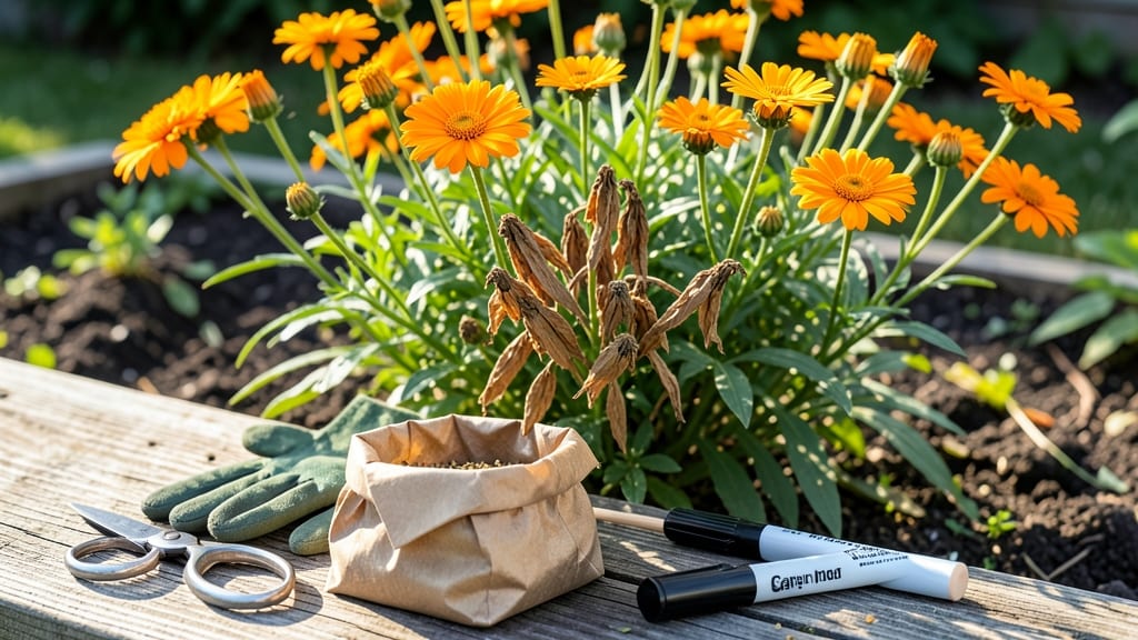 How to Collect Calendula Seeds: Ripened Pods and Proper Drying Techniques