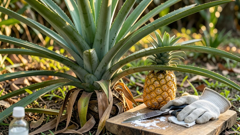 How to Cut Pineapple Off the Plant: Fresh Harvest Without the Mess