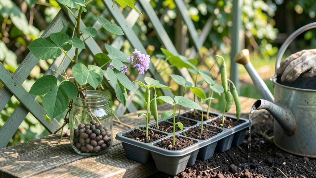 How to Grow Hyacinth Bean Seeds: Climbing Vines With Nonstop Colorful Blooms