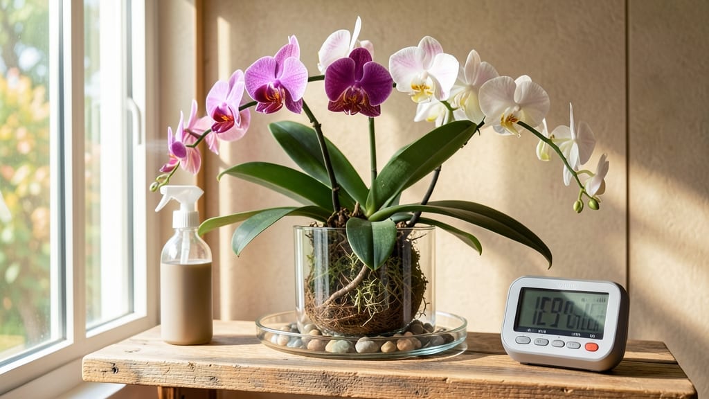 How to Grow Orchids in a Sunroom: Bright Light, Humidity Balance for Year-Round Blooms